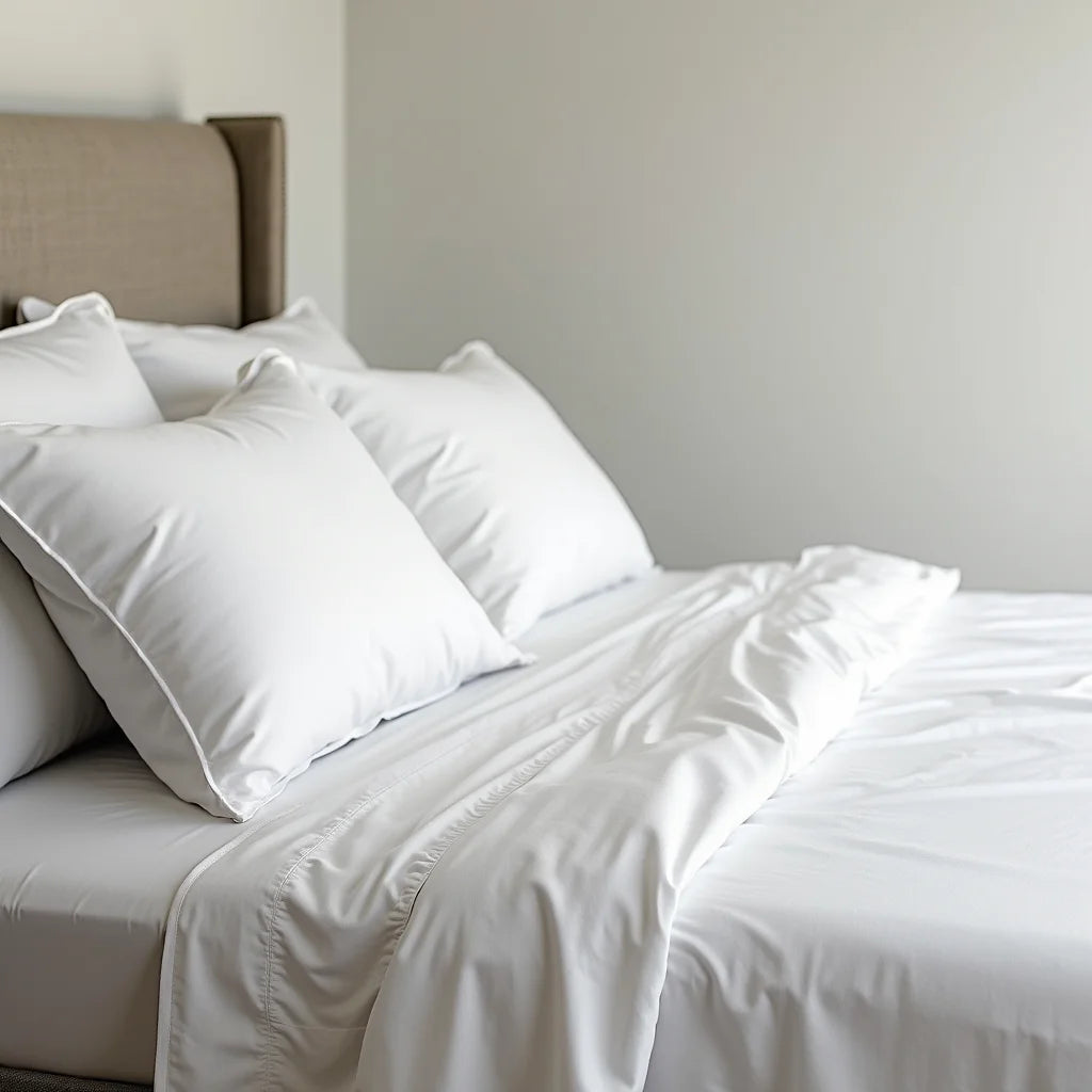 Percale Cotton Sheets - מרקם צפיפות ואוורור למה סדיני כותנה פרקל מנצחים בבית
