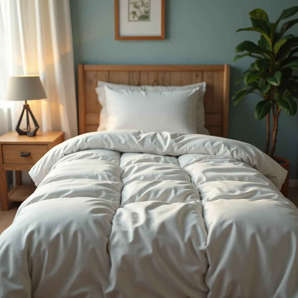 Temperature Regulating Comforter - איזון חום ויובש כל הלילה עם שמיכה מווסתת טמפרטורה טבעית