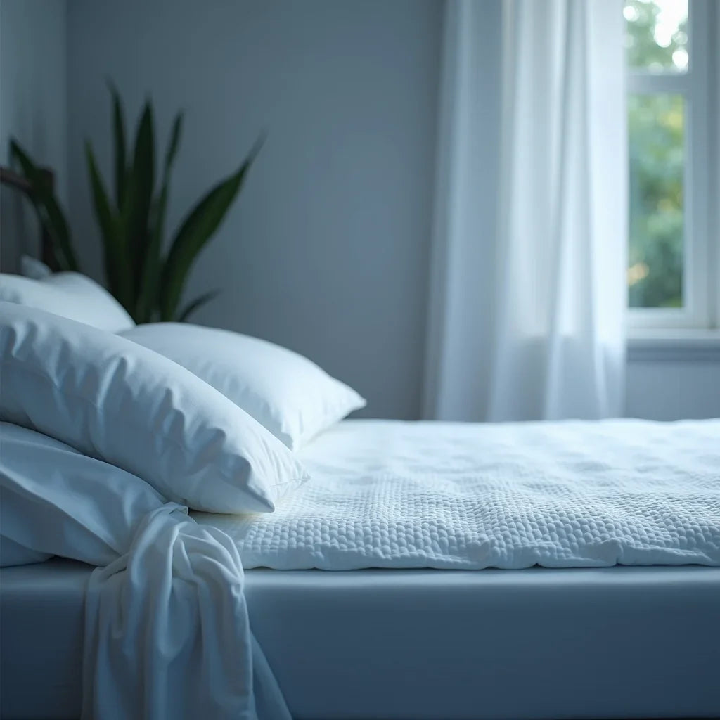 Cooling Mattress Protector - לילה קריר ושקט עם מגן מזרן מקרר שמאזן חום ולחות לכל עונה